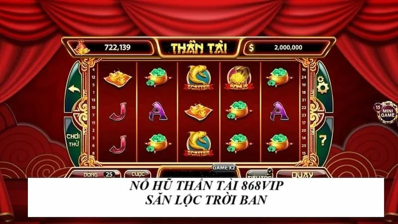 Tựa game nổ hũ thần tài may mắn lộc trời ban